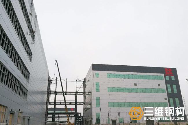 瑞陽制藥原料藥高架立體庫(kù)及連廊工程案例圖3