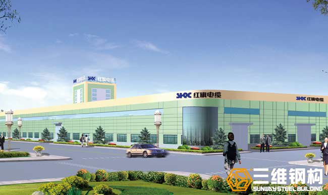 廣西紅旗電纜鋼結(jié)構(gòu)工程設(shè)計(jì)圖示